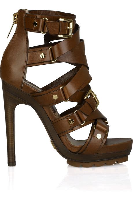 Michael Kors high heel buckled